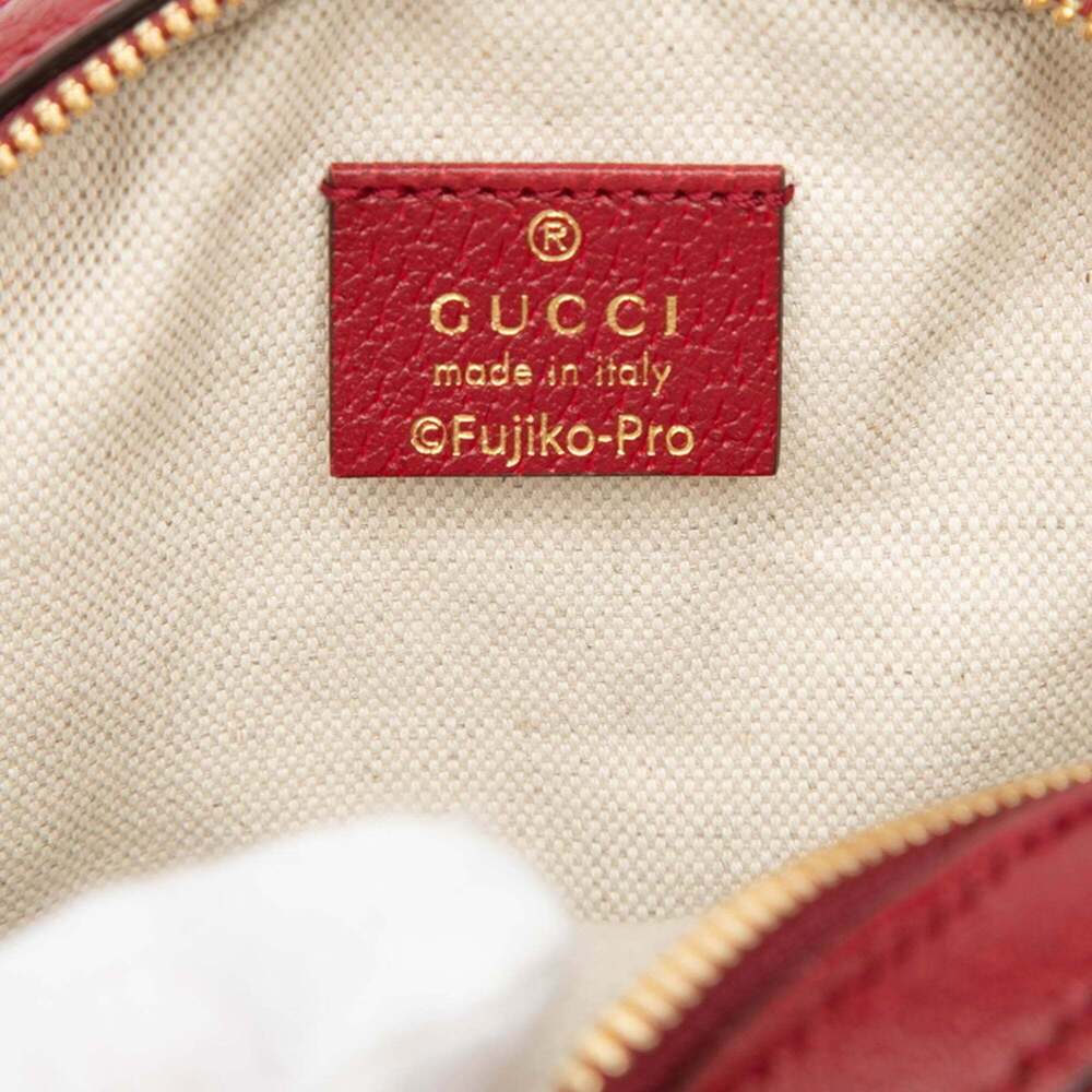 GUCCI Authentic Brown Leather Shoulder Bag - Picture 5 of 6